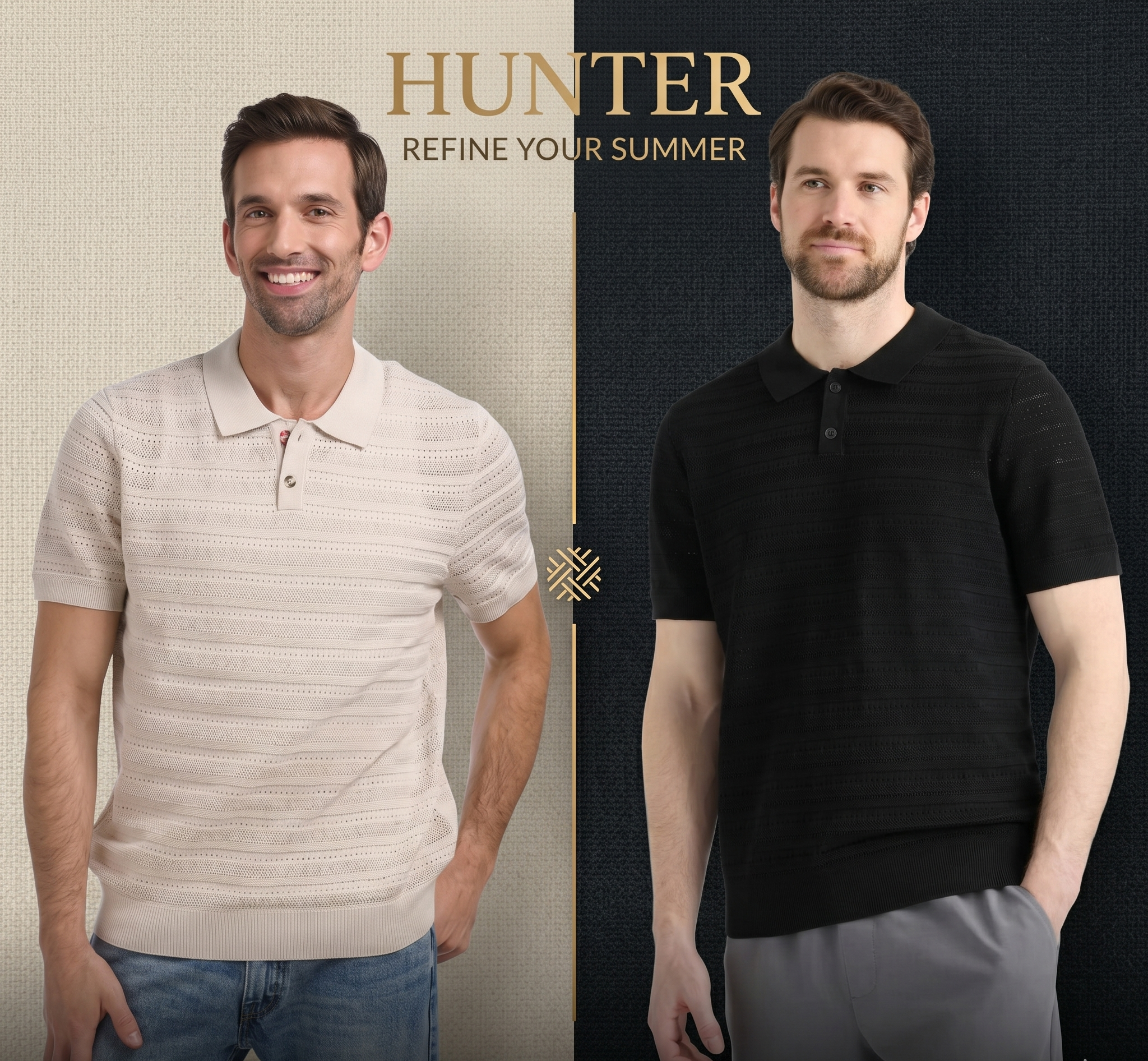 【預購】HUNTER H052818 鬆身針織 Polo 衫