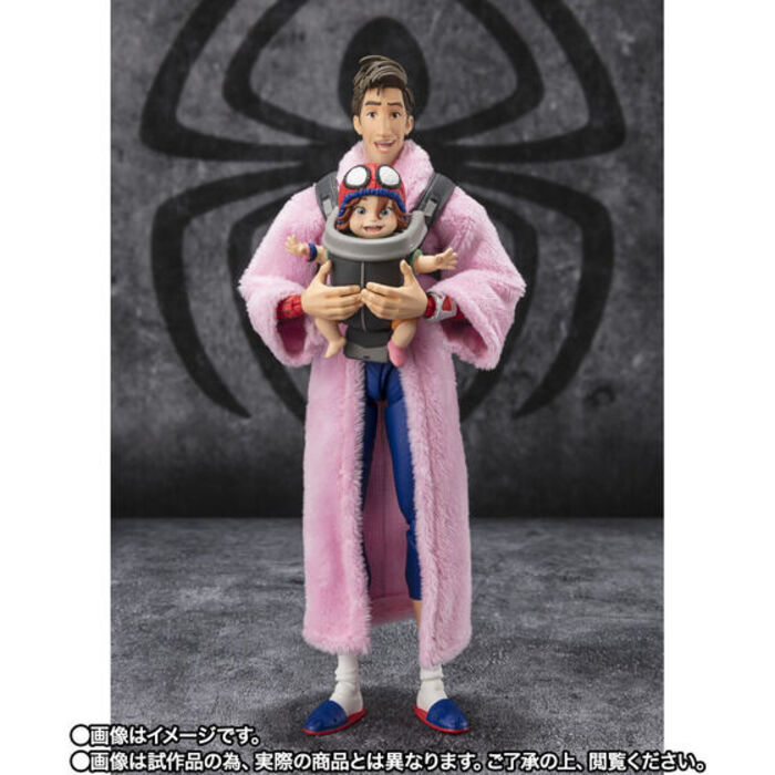 萬代 SHF 彼得‧B‧帕克＆梅黛‧帕克 蜘蛛人：穿越新宇宙 漫威 可動完成品