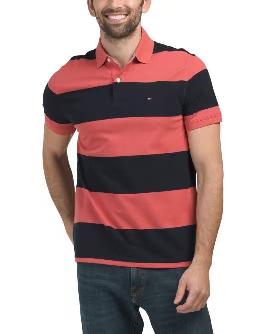 【預購】TOMMY HILFIGER H052826 男裝條紋 Polo 衫