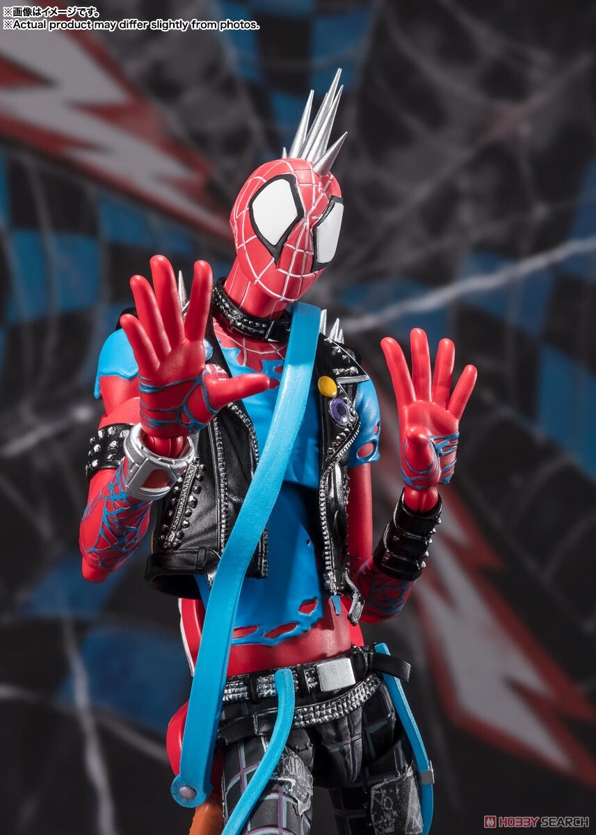 萬代 SHF 龐克蜘蛛人 蜘蛛人：穿越新宇宙 漫威 可動完成品
