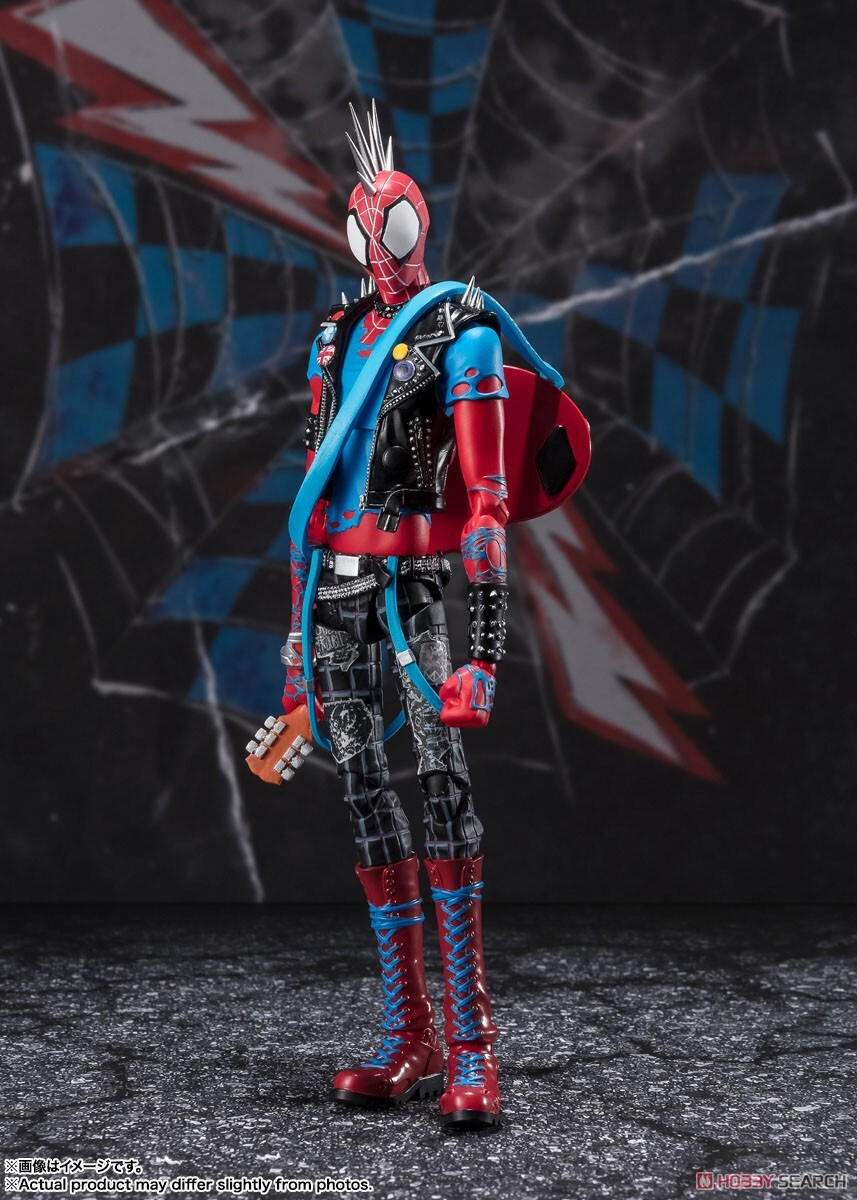 萬代 SHF 龐克蜘蛛人 蜘蛛人：穿越新宇宙 漫威 可動完成品