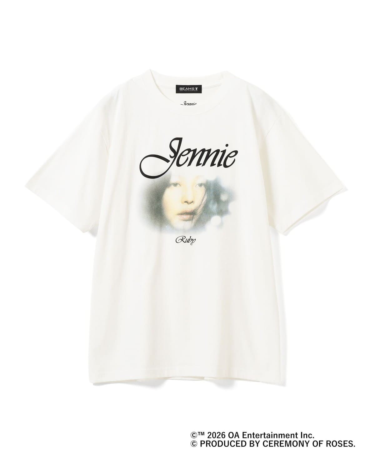 <夢幻連動>日本 限定 BEAMS T 別注 JENNIE Photo 短袖 三款