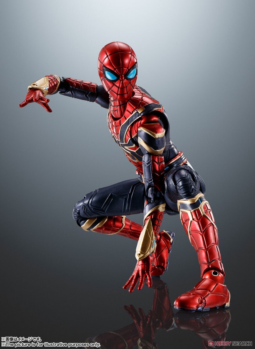 萬代 SHF 鋼鐵蜘蛛人 蜘蛛人：無家日 漫威 可動完成品