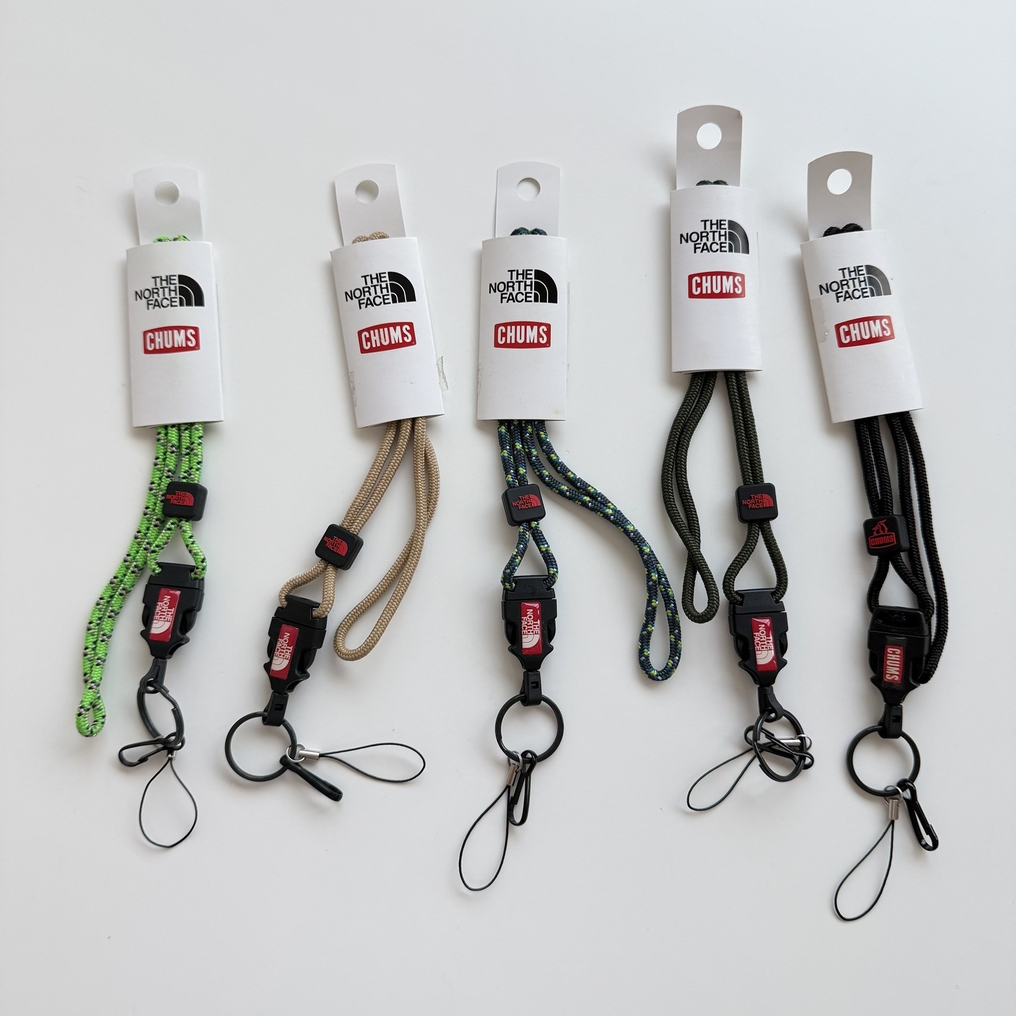 折扣出清┃日本 THE NORTH FACE X CHUMS LANYARD ROPE 掛繩 手機吊飾 鑰匙
