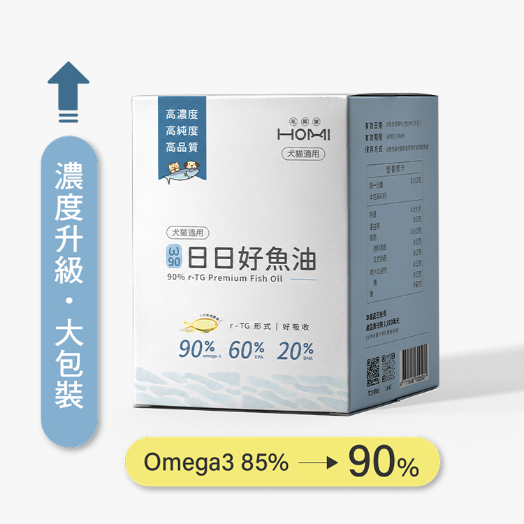 HOMI毛與家 日日好魚油60入