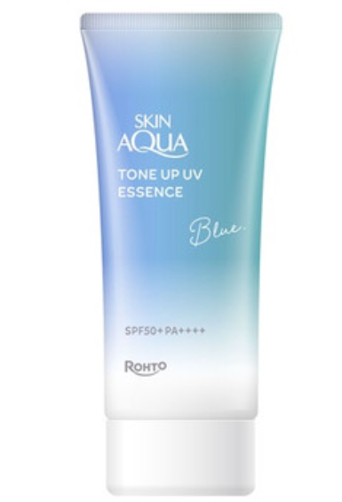 (預購商品) ROHTO 樂敦 Skin Aqua 提亮防曬精華 藍色調 SPF50+ PA++++ 70g