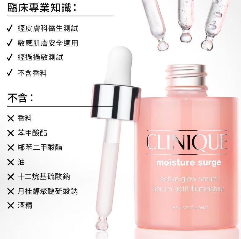 倩碧 - Moisture Surge 光感亮采水嫩保濕精華 30ml (平行進口)