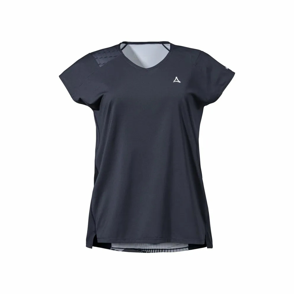 【Schoffel】女快乾排汗透氣短袖上衣 / 24SL20-13537-[桃粉、海軍藍]
