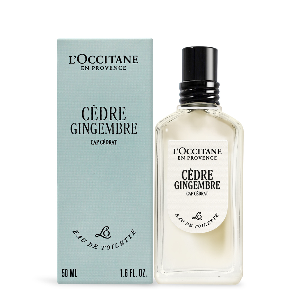 L'OCCITANE 歐舒丹 雪松生薑/玫瑰 淡香水(50ml)-國際航空版