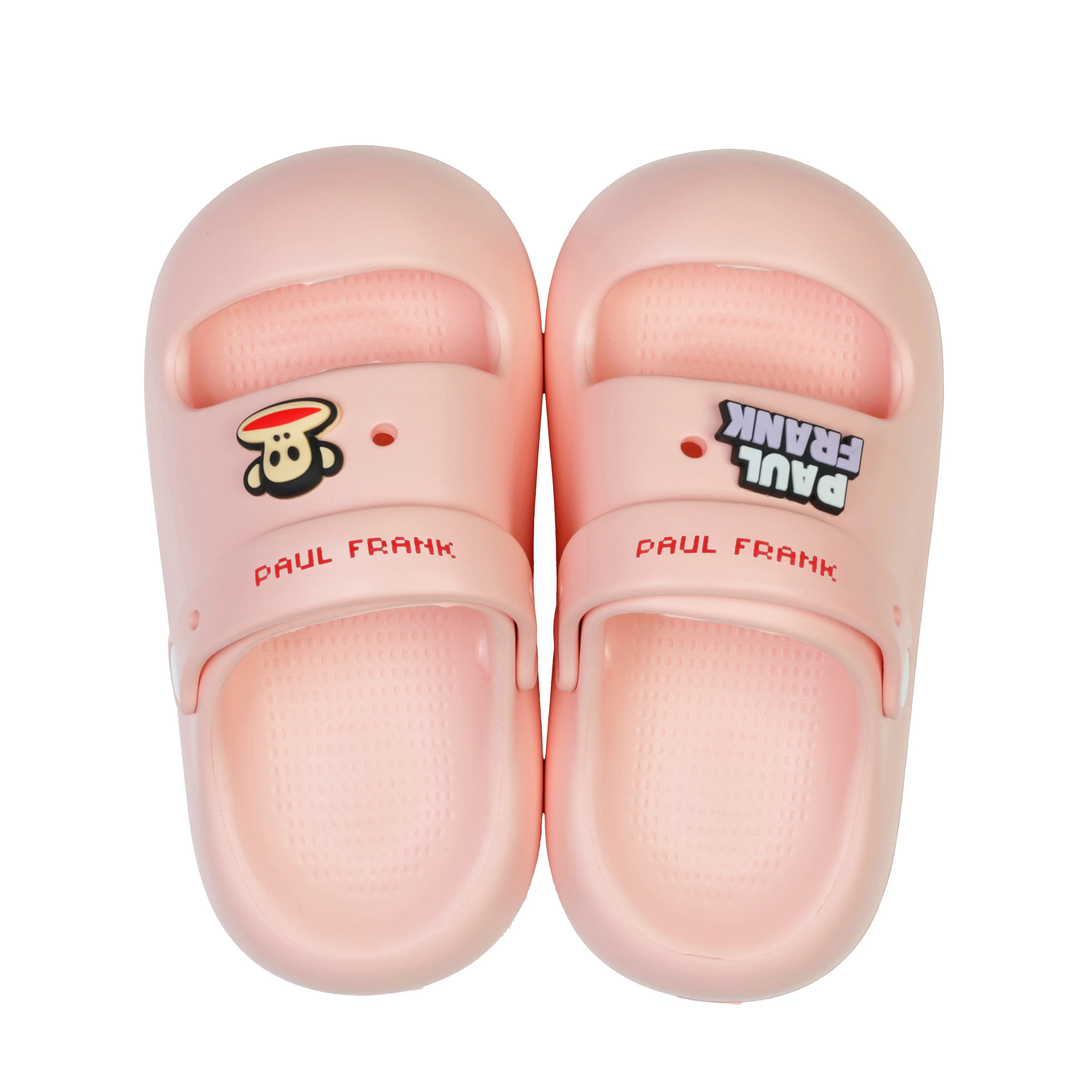 【Paul Frank】童款休閒鞋｜輕量透氣 舒適好穿-黑色／淺紅色／淺紫色／白色 P5561674