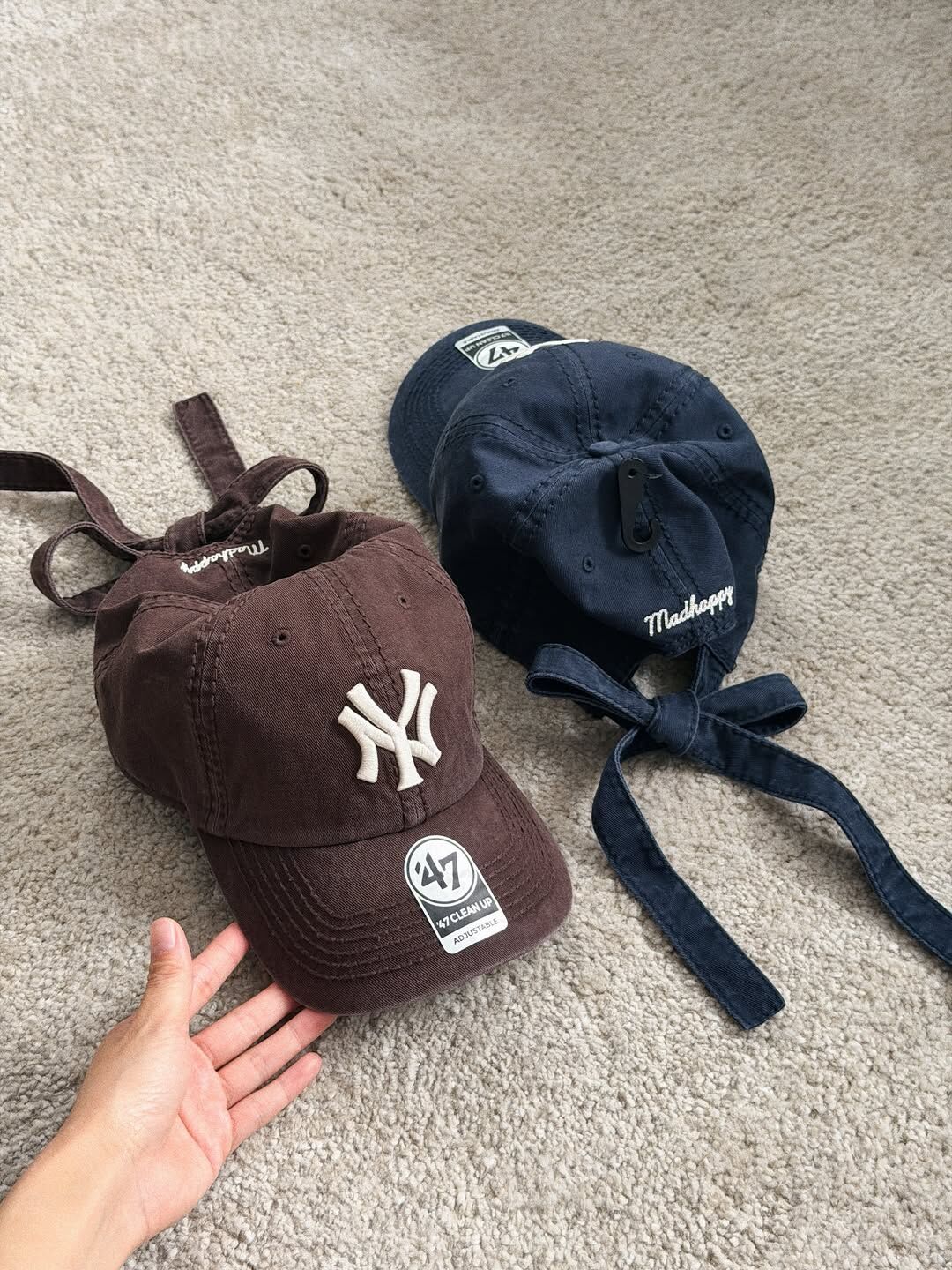 Madhappy x MLB Bowtie Hat 日本限定 洋基 道奇 蝴蝶結 7色 水洗 老帽 棒球帽