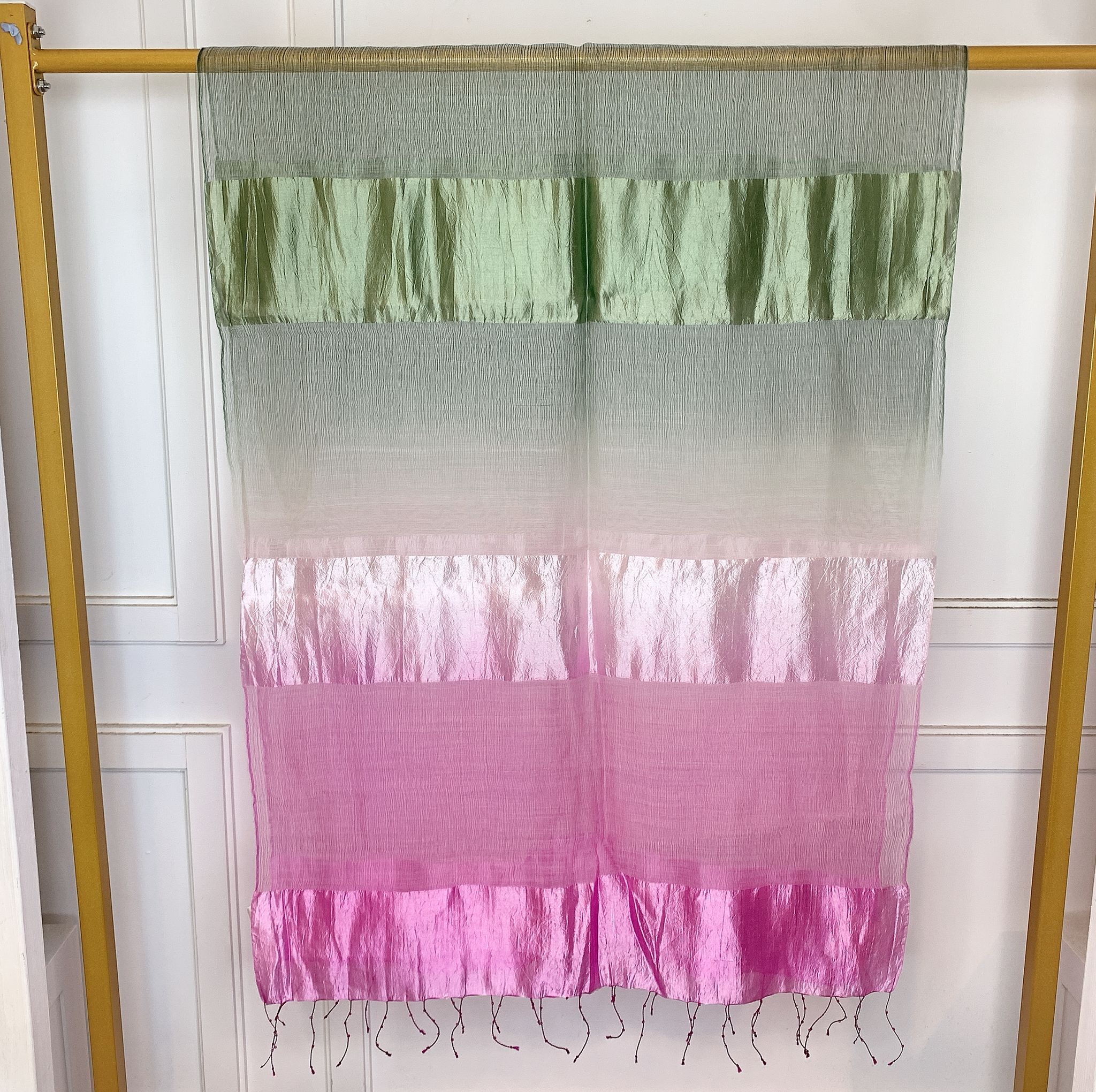 TE12 Scarfesia印度手工絲巾 (A12)