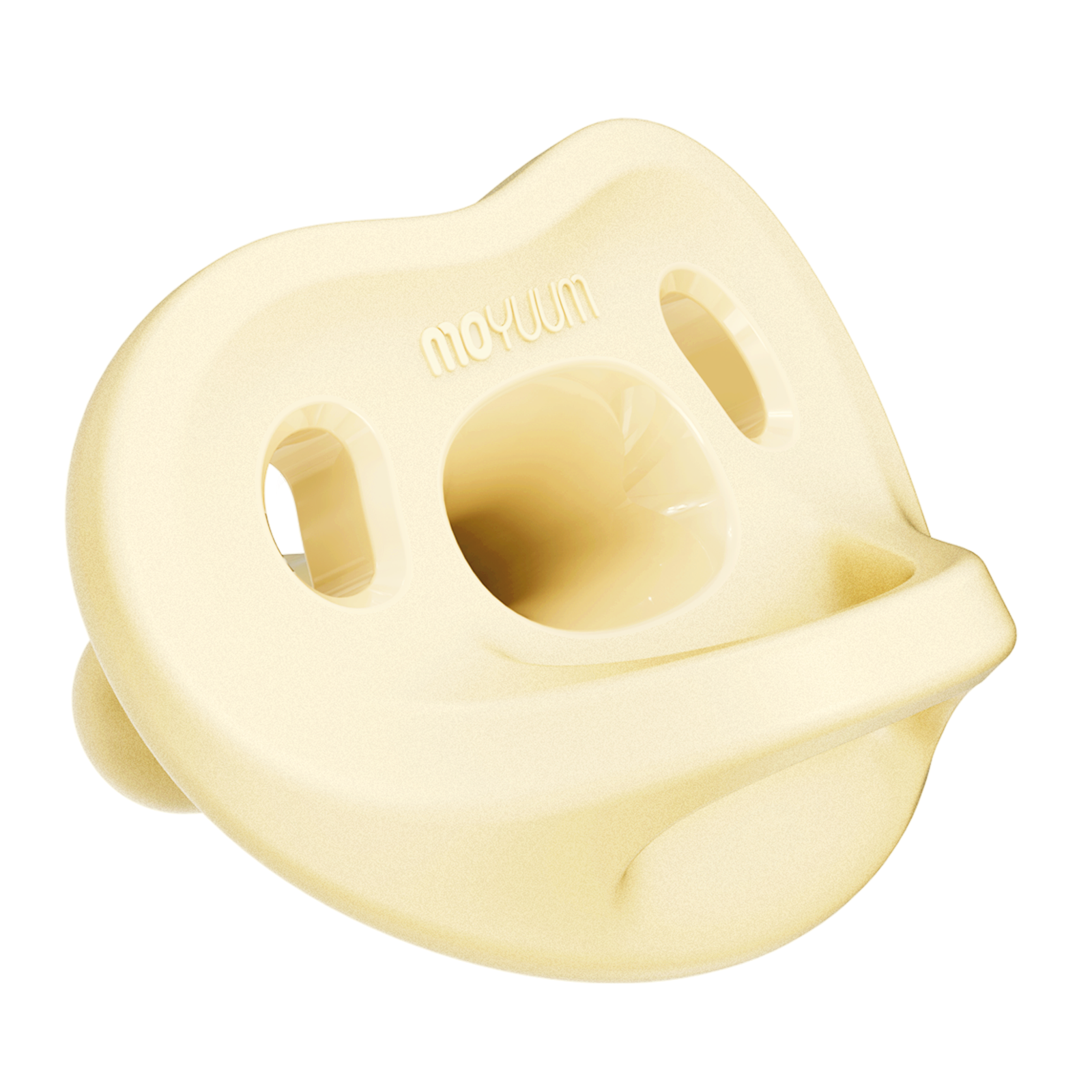 【MOYUUM】Premium Silicone Pacifier Grade 2 with Case (Yellow)