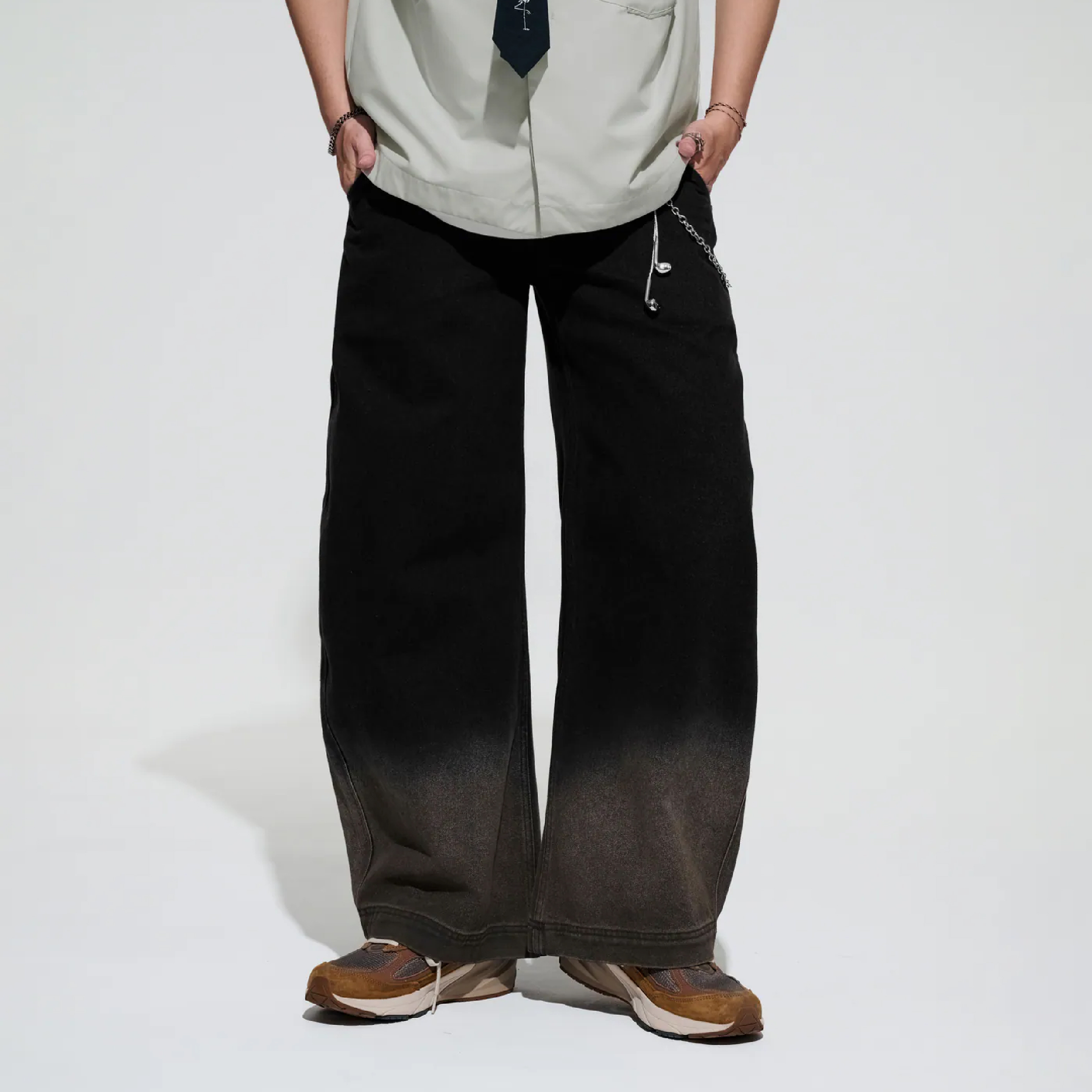MELSIGN Washed Denim Jeans