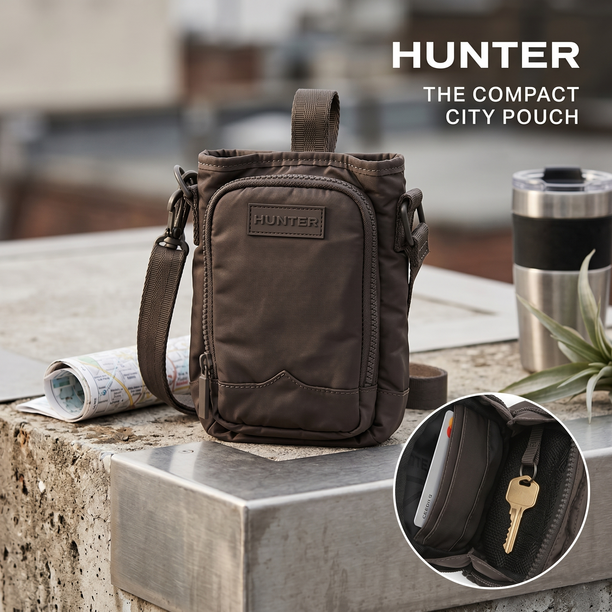【預購】HUNTER H052829 尼龍跨包