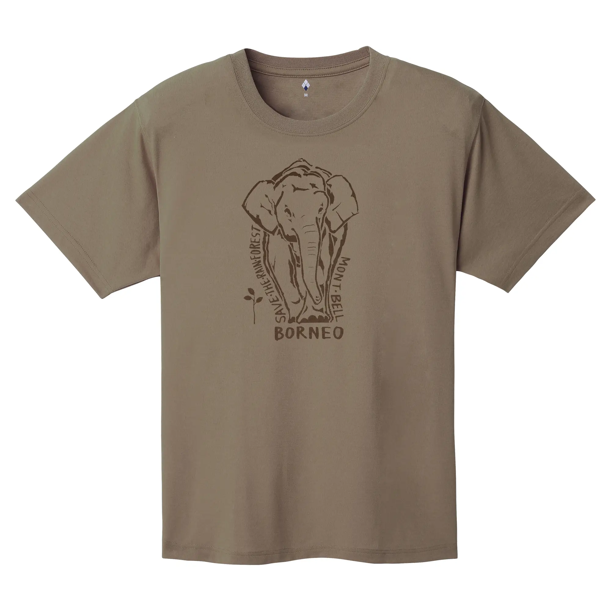 Montbell - 男裝 Wickron 快乾防曬T恤BCTJ Borneo Elephant #2 1114850
