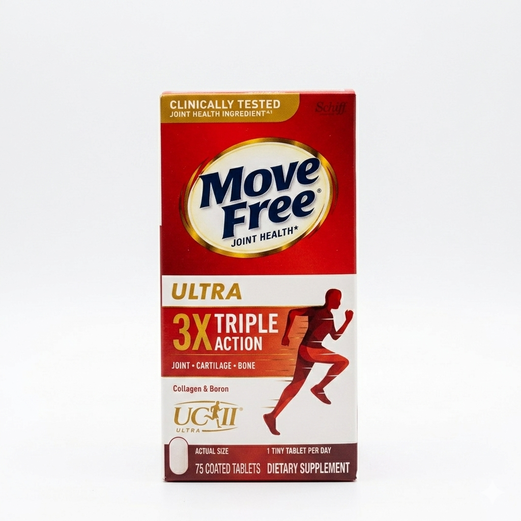 schiff Move Free 益節 Move Free 3X Ultra 三重功效含 II 型膠原蛋白 75粒裝