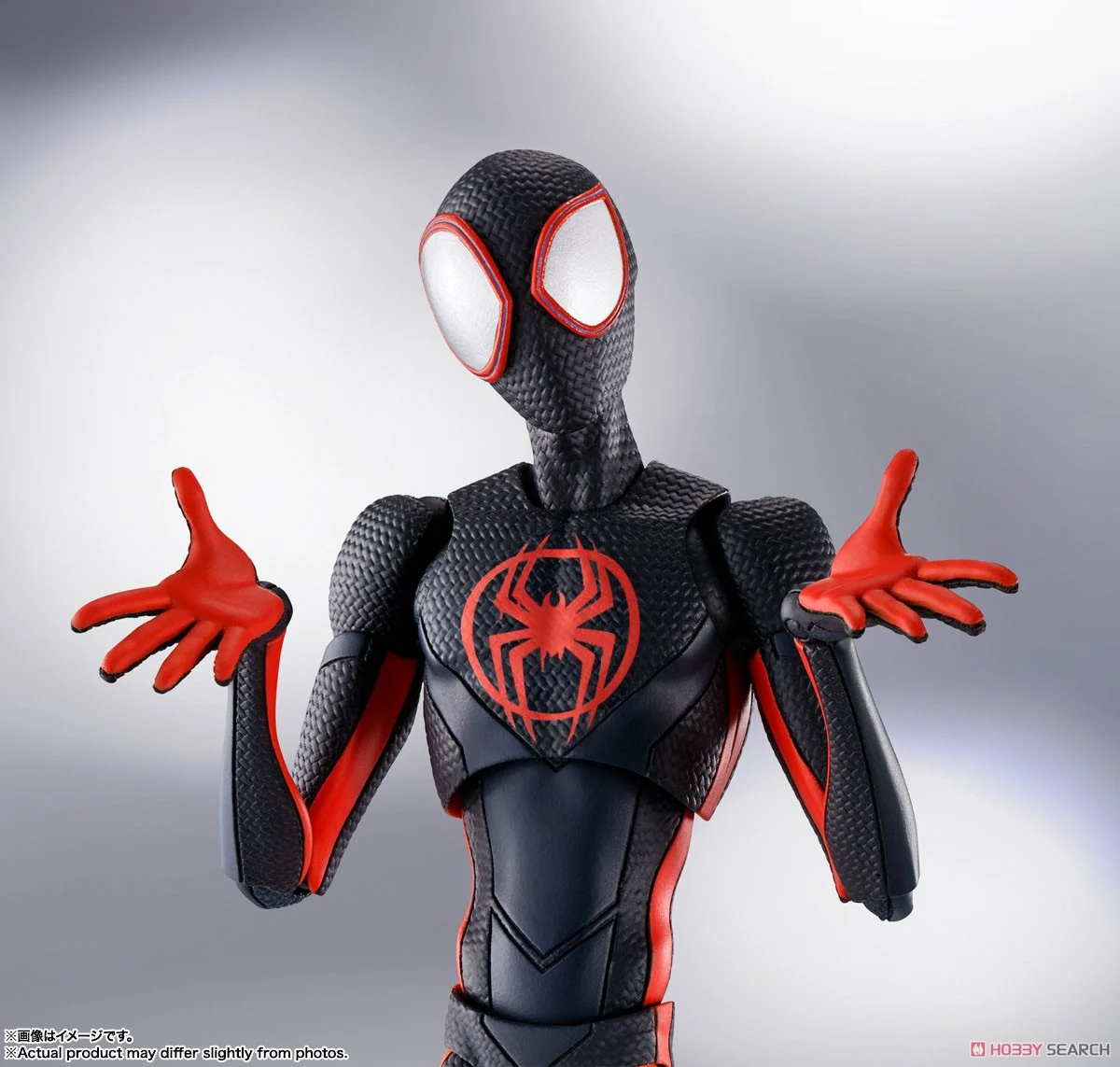 萬代 SHF 蜘蛛人（邁爾斯·莫拉雷斯） 蜘蛛人：穿越新宇宙 漫威 可動完成品