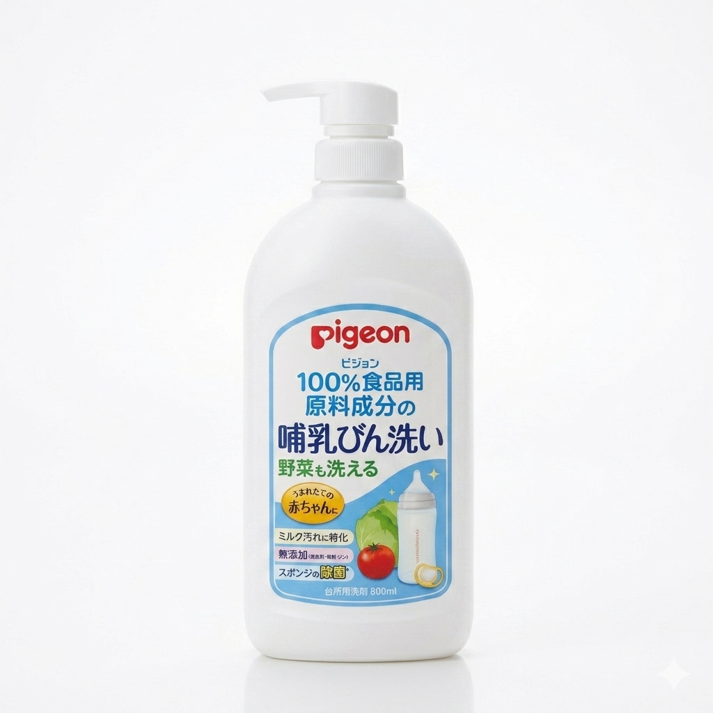 Pigeon 嬰兒奶樽清潔液 800ml - 安全有效