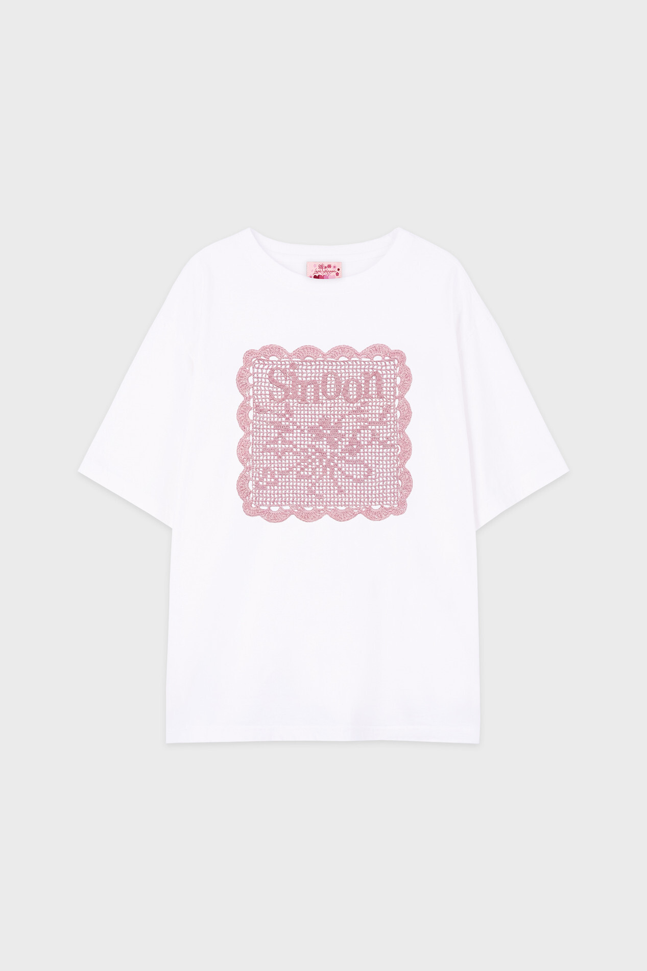 Sinoon Pink X Sinoon Crochet T-Shirt