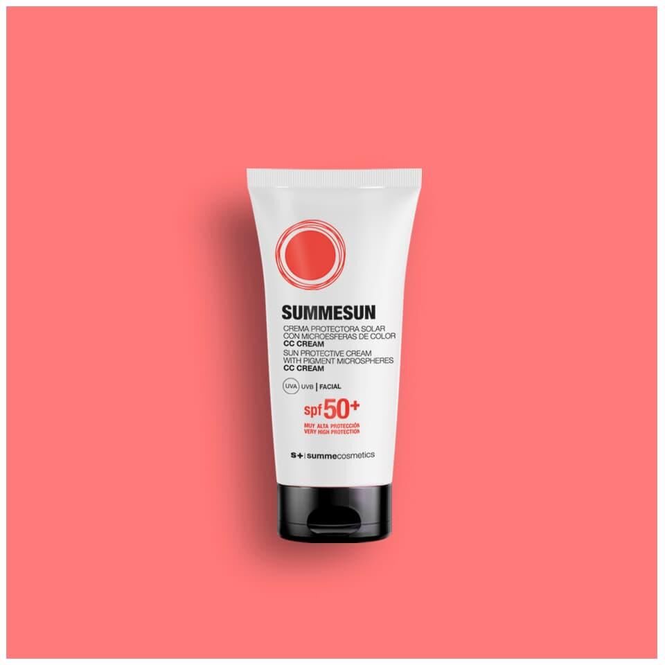 西班牙 清爽水潤無油蘆薈石榴防曬隔離乳SPF50+  Summe Cosmetics 75ml【正品  】S+SummeCosmetics Summesun  75ml