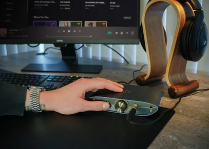 ZEN DAC 3 features two 4.4mm balanced outputs, one for headphones and one for other amplifiers
