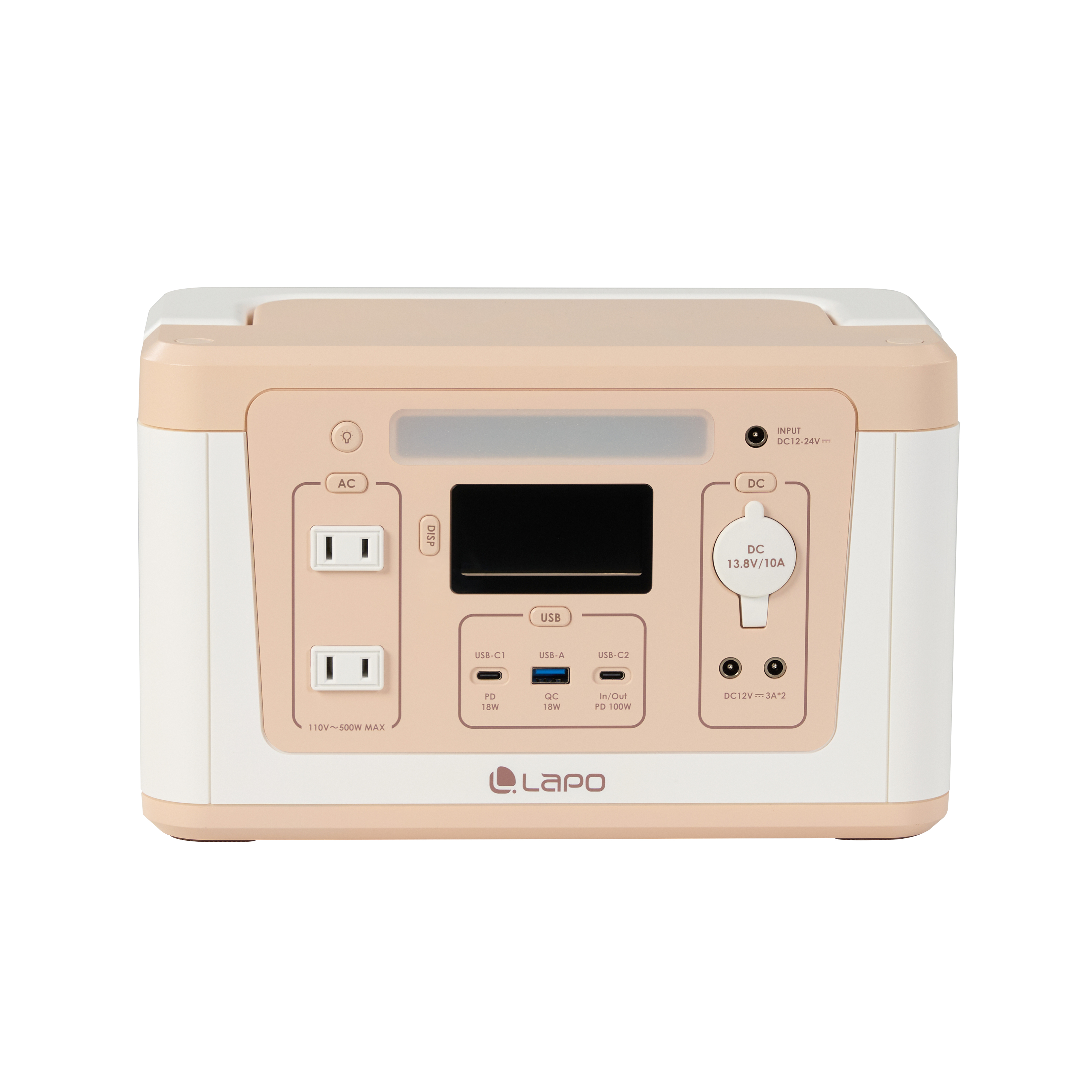 LaPO 500W 攜帶式儲能快充行動電源 LPB-500G