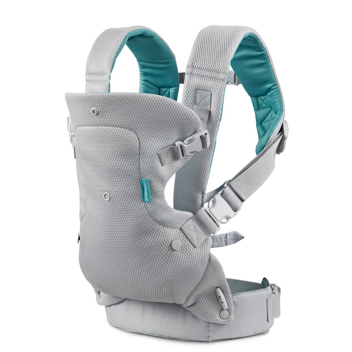Infantino Flip 4-in-1 Light & Airy Convertible Carrier - Light Grey