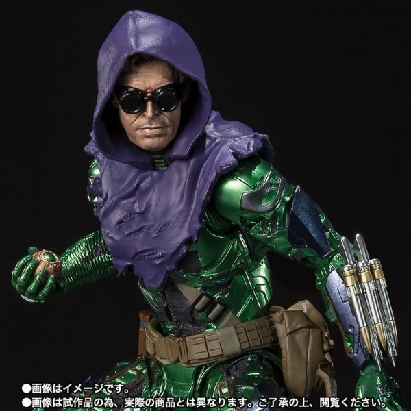 萬代 SHF 綠惡魔 蜘蛛人：無家日 漫威 可動完成品