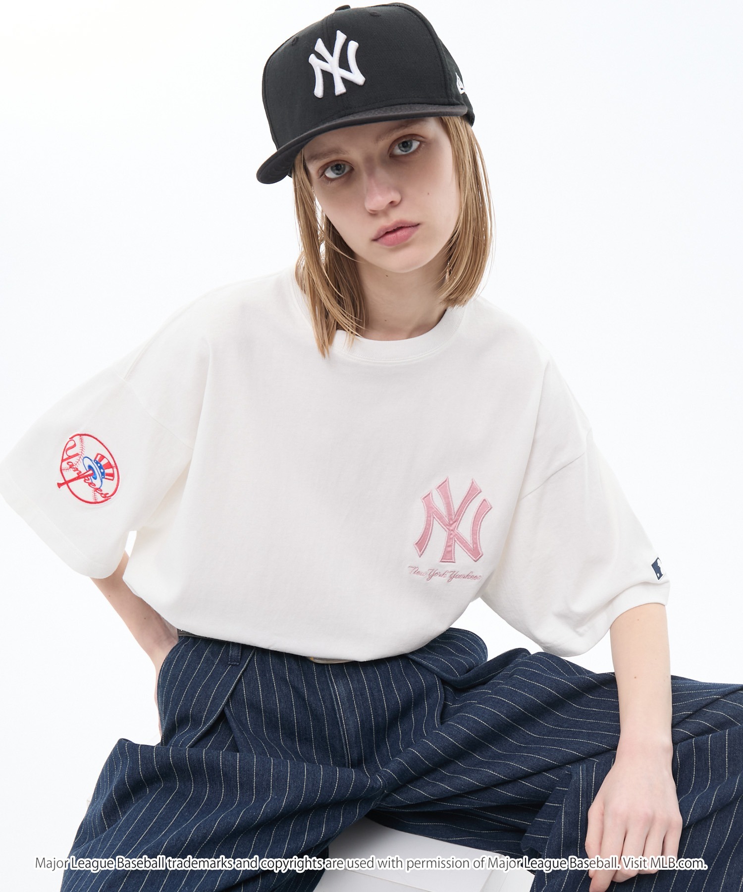 🇯🇵 MONO-MART x MLB 刺繡LOGO 美國職棒大聯盟 洛杉磯道奇 紐約洋基 聖地牙哥教士 寬鬆 短袖 短T / 預購