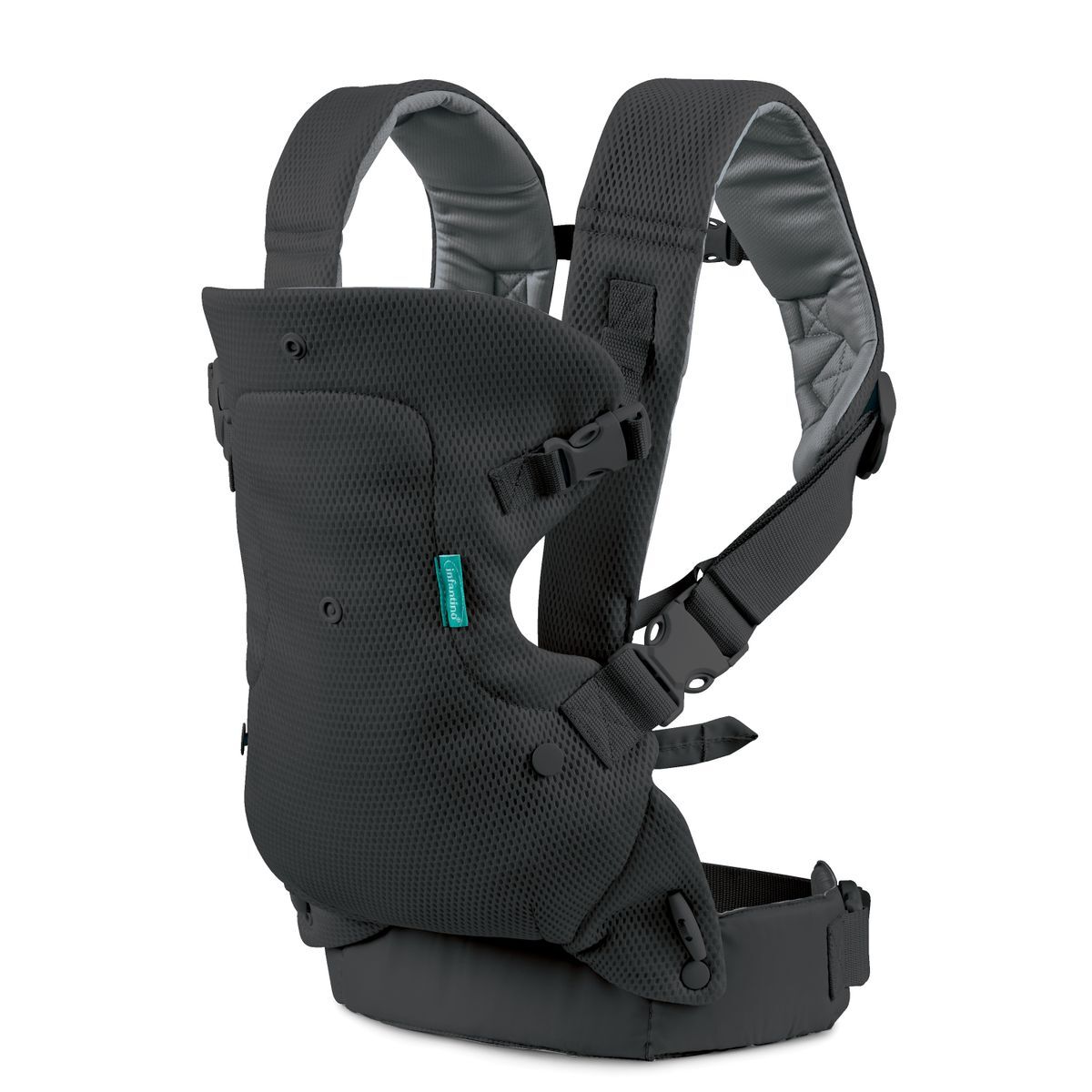Infantino Flip 4-in-1 Light & Airy Convertible Carrier - Dark Grey
