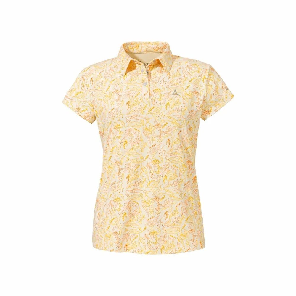 【Schoffel】女排汗快乾彈性POLO上衣 / 24SL20-13527-[玫瑰粉、花漾白、黃]