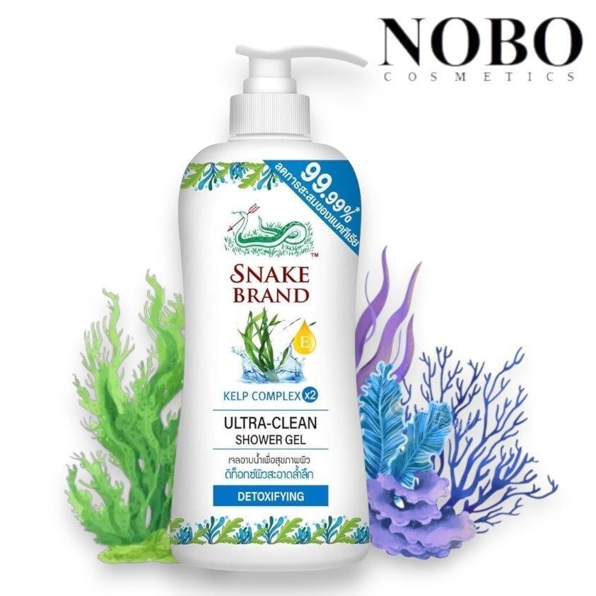Snake Brand - 海洋植物深層清潔沐浴露 450ml (平行進口)