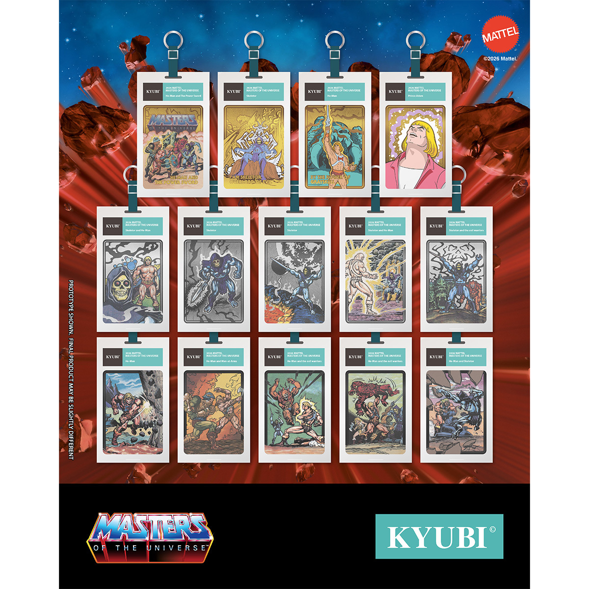 【預購】KYUBI金屬收藏掛飾盲盒第10彈-《太空超人》(單件裝)