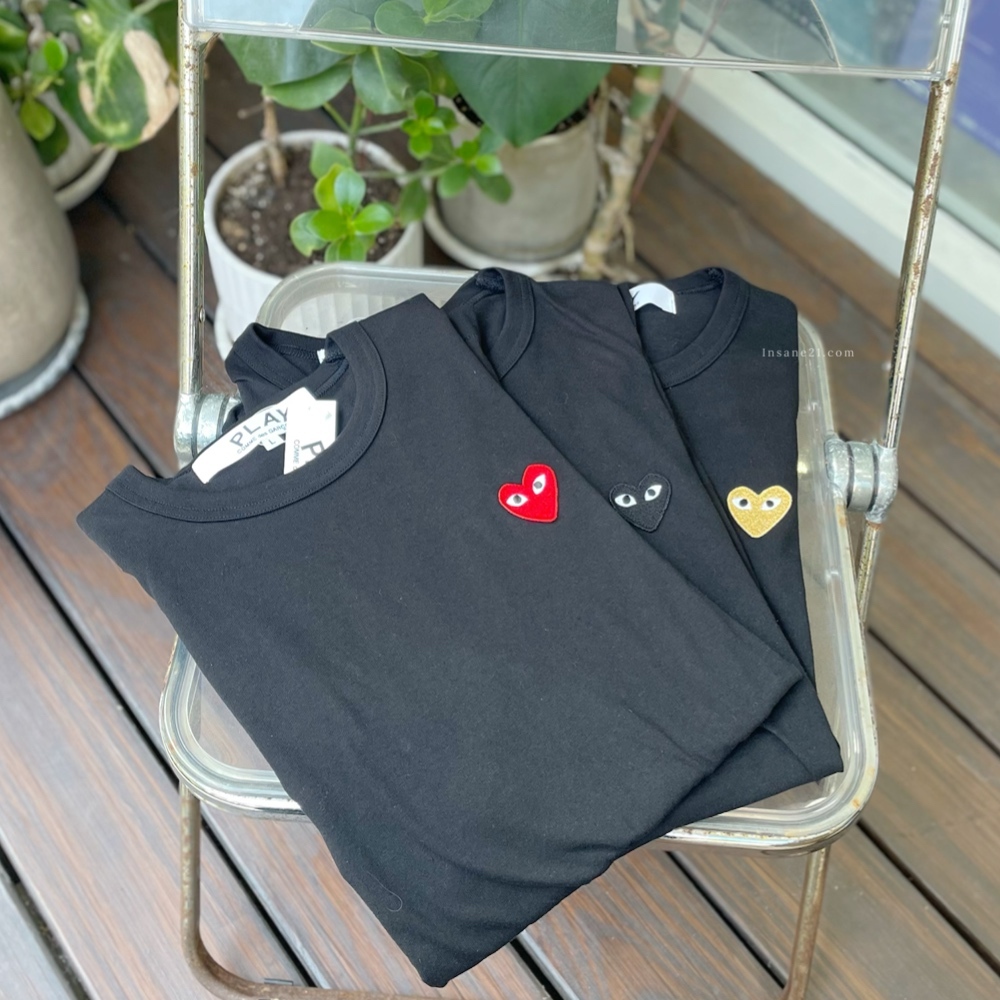 日本潮牌 Comme des GarcoNs  川久保玲 CDG 經典 愛心 潮牌 play 純棉 短袖 全新正品