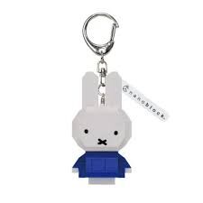 KAWADA Nanoblock 積木造型吊飾 NFG-30 Miffy米菲兔(藍)