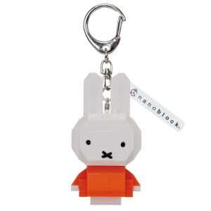 KAWADA Nanoblock 積木造型吊飾 NFG-29 Miffy米菲兔(紅)