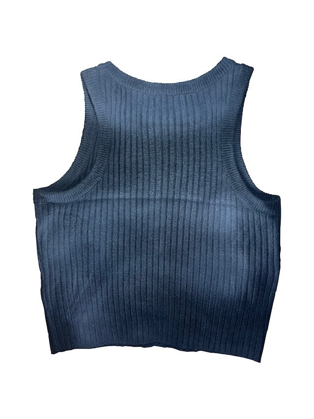 VILLAIN 26SS 噴色項鍊背心 黑