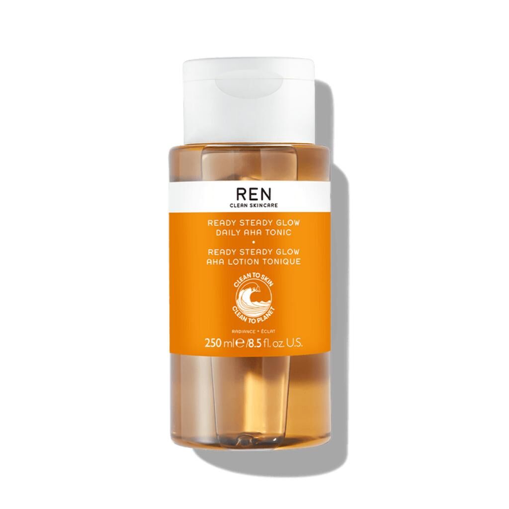 英國 REN 果酸水爽膚水 250ml 【正品 】  收斂毛孔去閉口黑頭痘痘 REN Ready Steady Glow Daily AHA Tonic