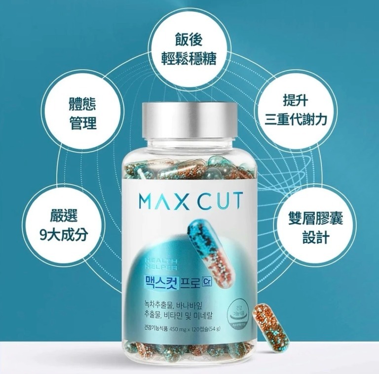 Health Helper Max Cut Pro 體脂管理膠囊 120粒 T293（2-3星期寄出）