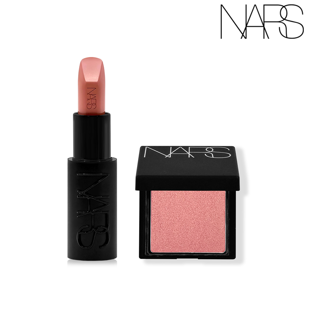 NARS 炫色緞光頰彩組 (唇膏3.8g #829+腮紅2.5g #高潮)