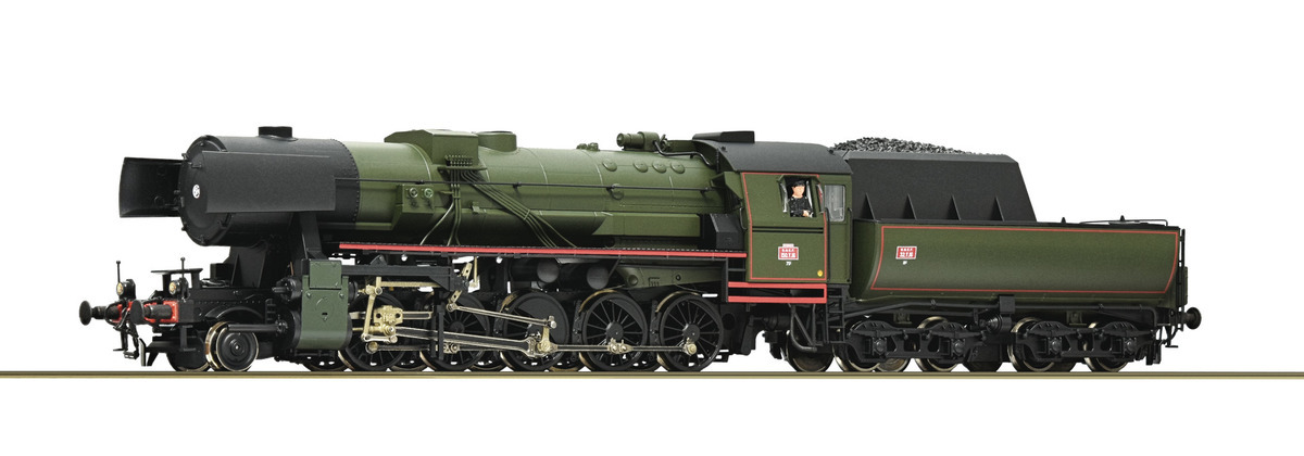 Roco 7110038 HO規 150.Y.16 型，法國國家鐵路公司 (SNCF)，數位音效蒸汽車