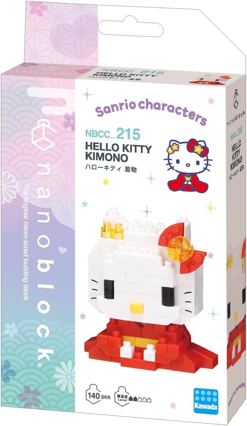 Nanoblock 迷你積木 NBCC_215 HELLO KITTY和服