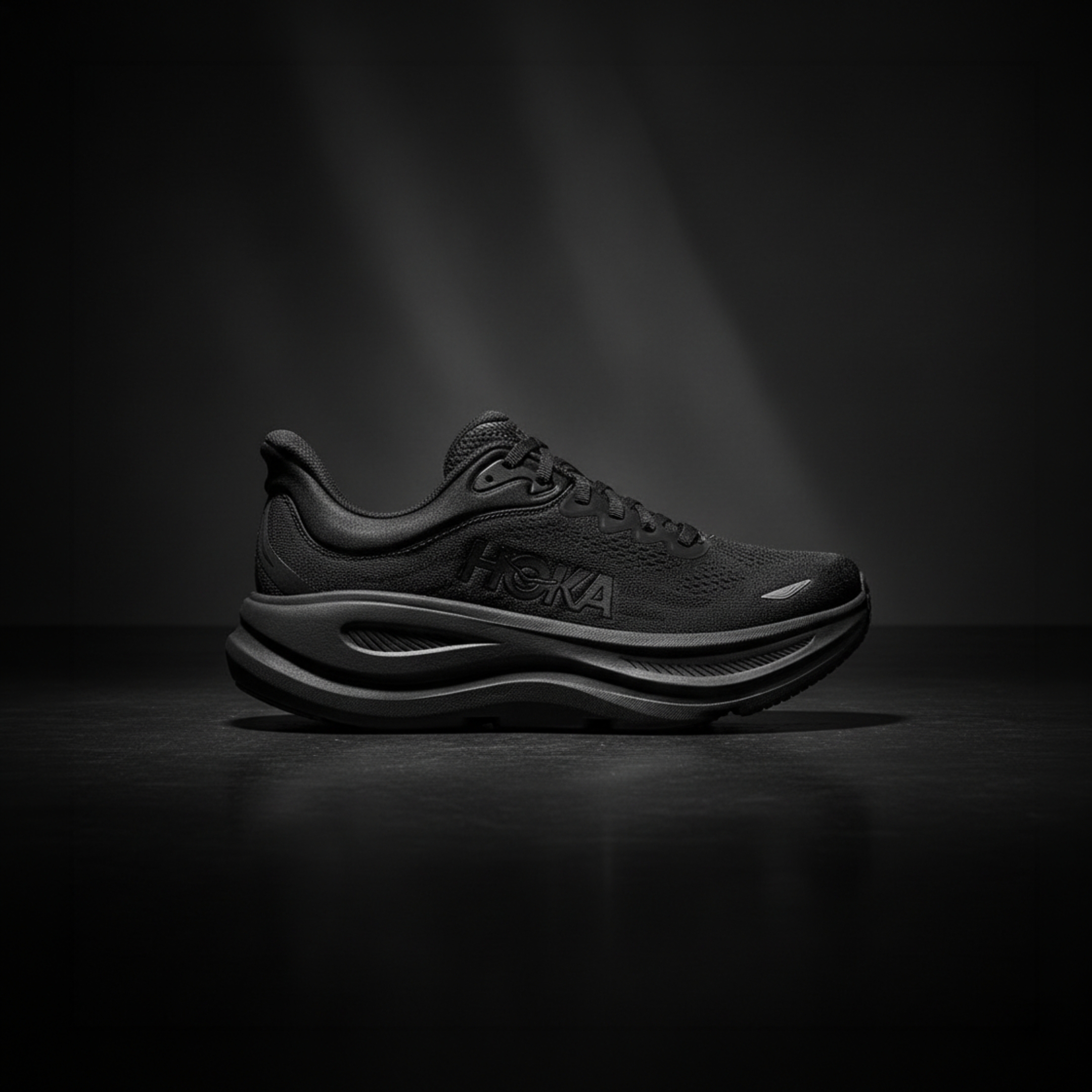 NICEDAY 代購 Hoka Bondi 9 機能 工裝 黑 黑魂 黑色 黑鞋 厚底 登山 慢跑 1162011-BBLC