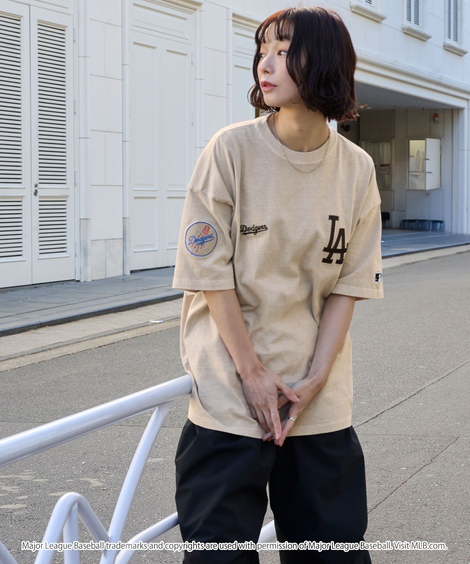 🇯🇵 MONO-MART x MLB 刺繡LOGO 美國職棒大聯盟 洛杉磯道奇 紐約洋基 聖地牙哥教士 水洗 復古 寬鬆 短袖 短T / 預購