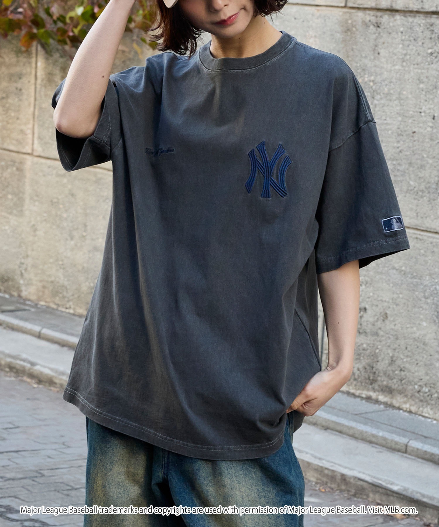 🇯🇵 MONO-MART x MLB 刺繡LOGO 美國職棒大聯盟 洛杉磯道奇 紐約洋基 聖地牙哥教士 水洗 復古 寬鬆 短袖 短T / 預購