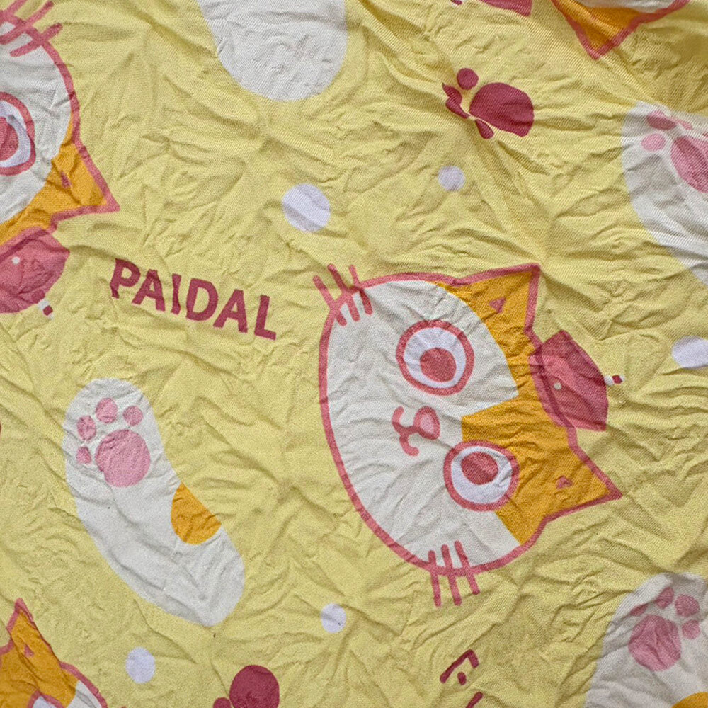 Paidal x 黃阿瑪 滿版印花壓皺魔術提袋小包(獨家贈品，不另販售)