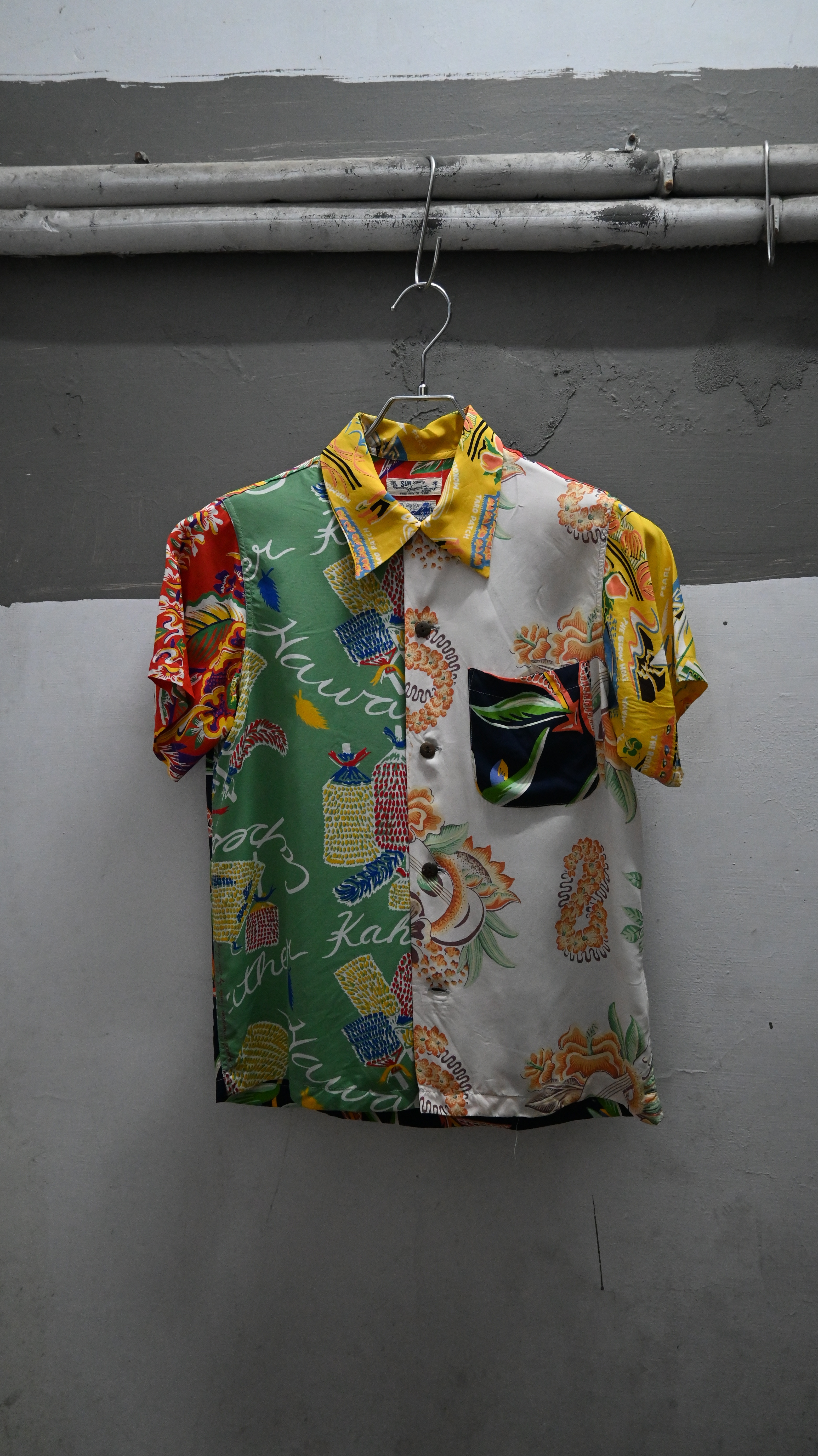 SUN SURF X BEAMS BOY Hawaiian Shirt  (Made In Japan)