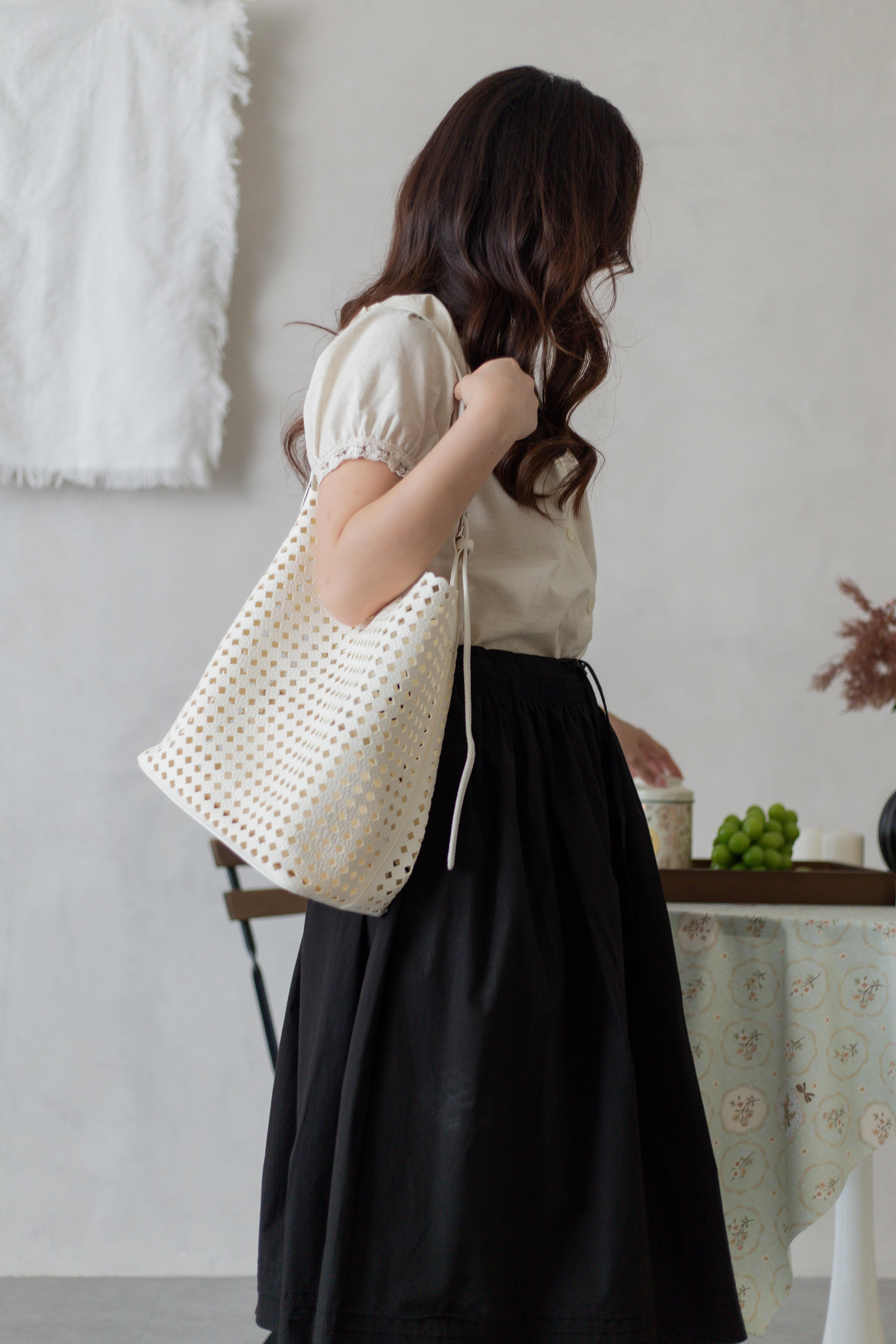 Celia Soft Cut Shoulder Bag-  D165