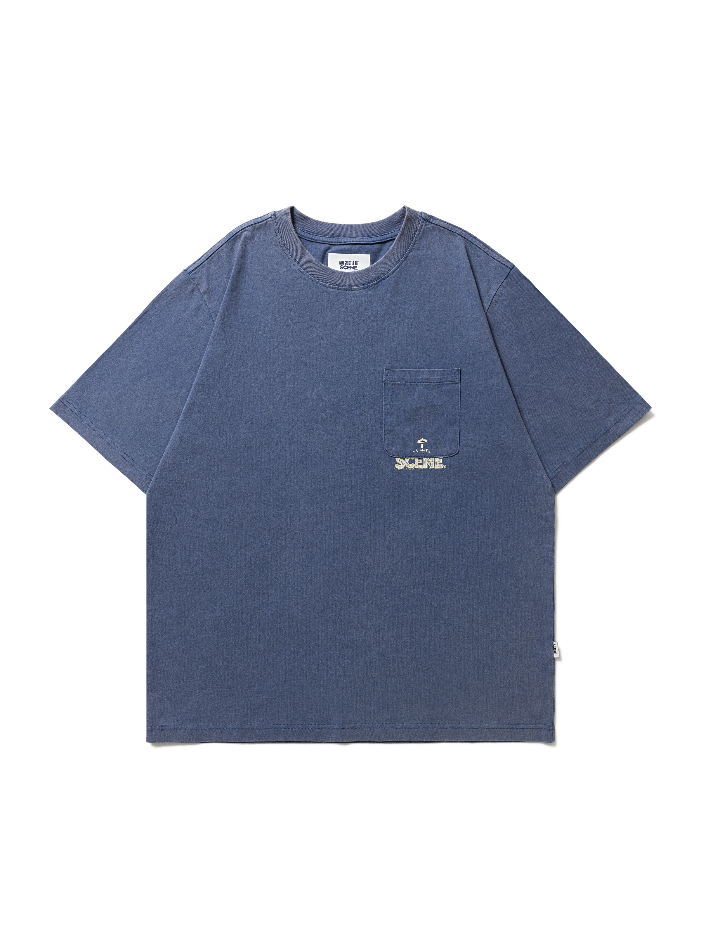 SCENE OMQ SKETCH TEE // NVY_GRY